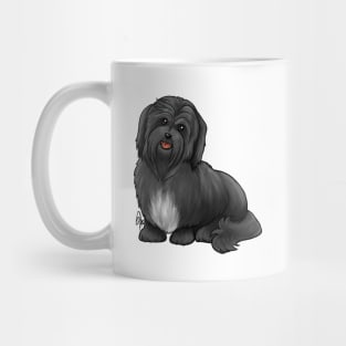 Dog - Havanese Dog - Black Mug